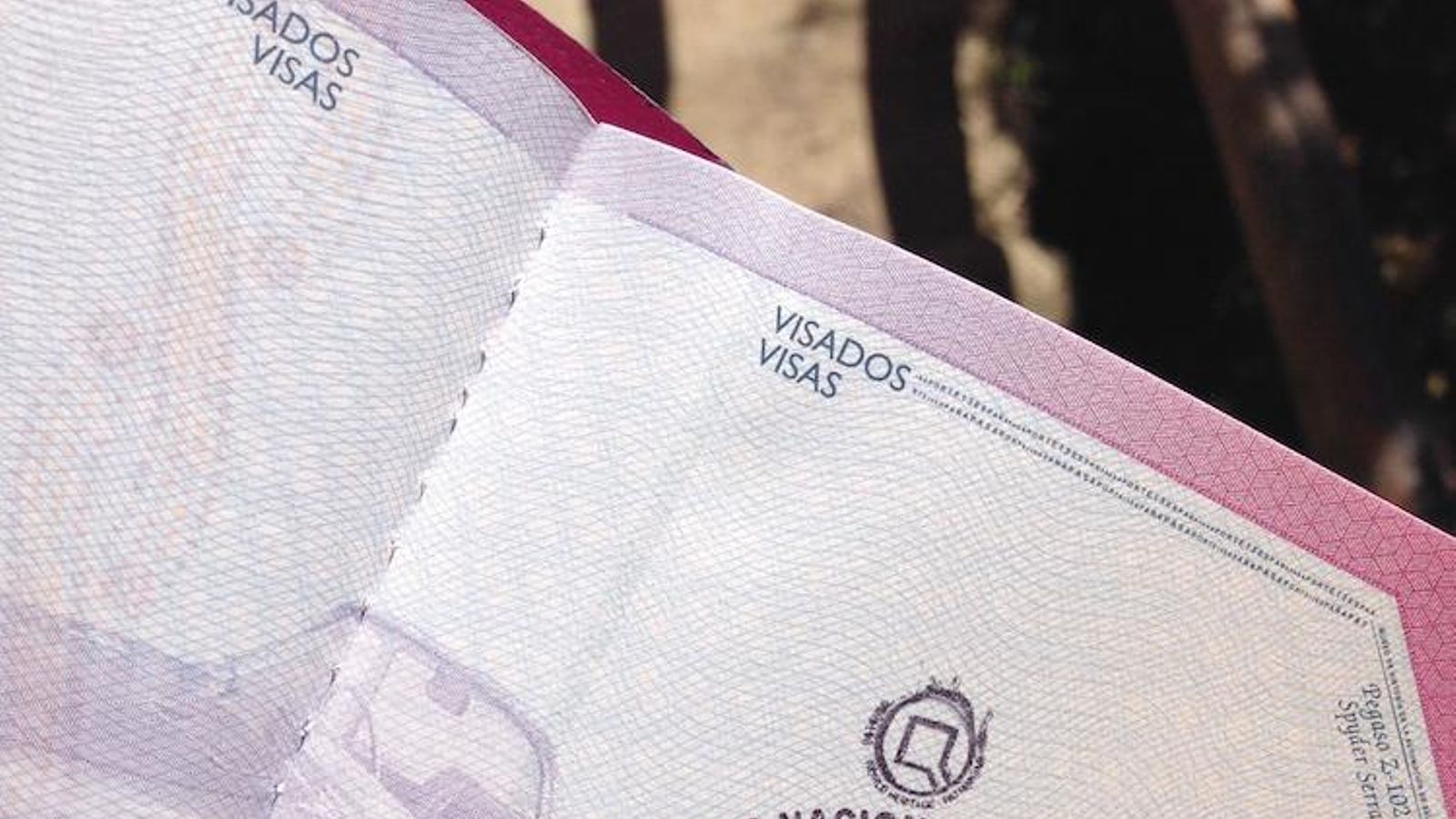 machu picchu sello pasaporte peru