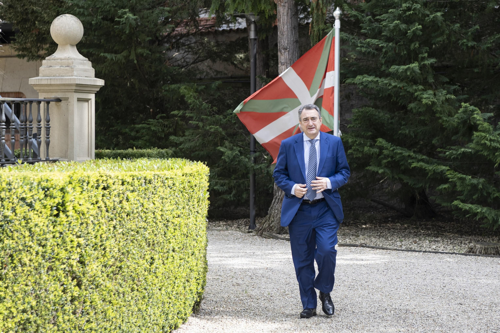 El presidente del EBB del PNV, Aitor Esteban