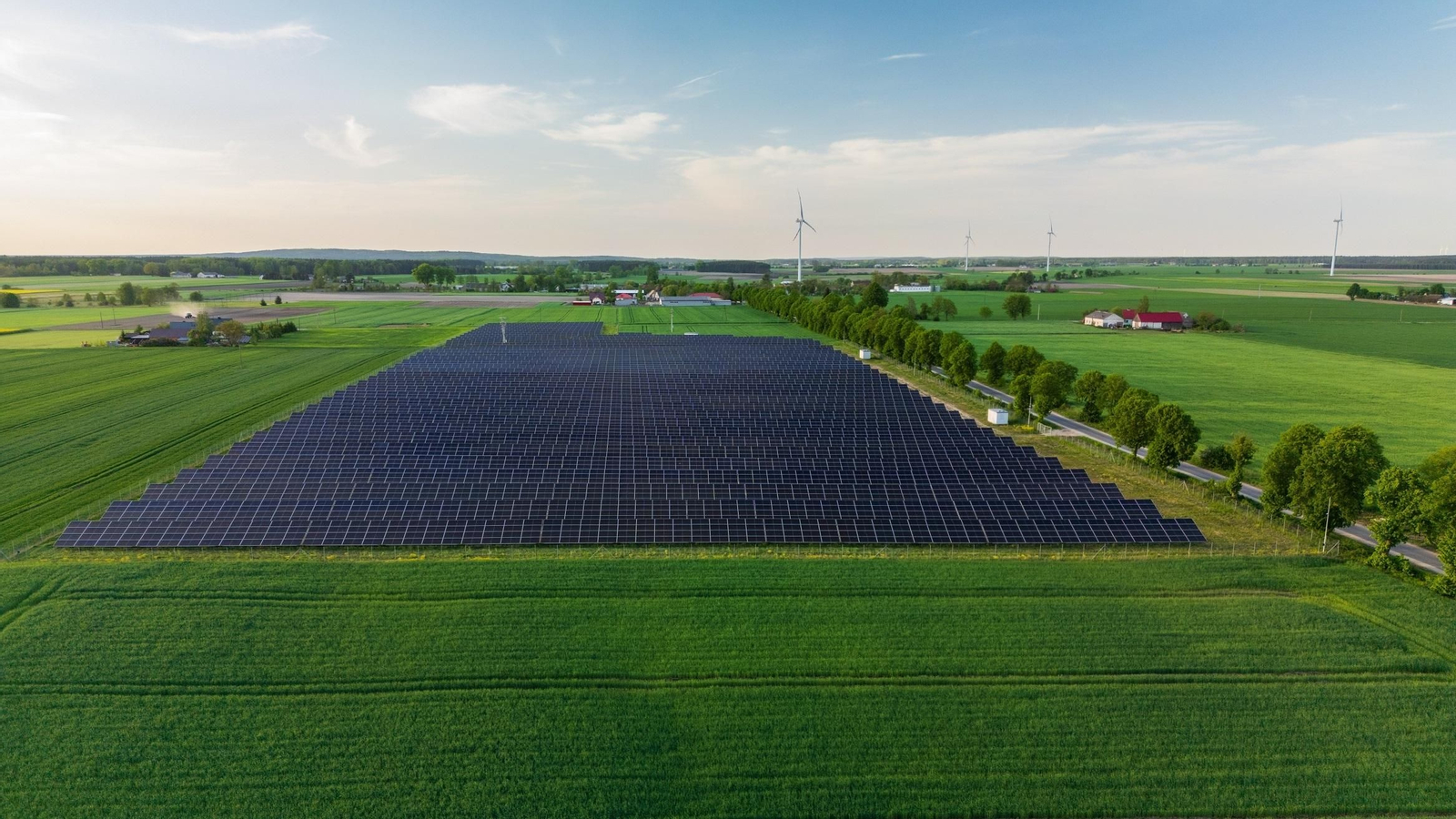 Proyecto solar a gran escala de EDP en el noreste de Alemania, Meuselwitz.