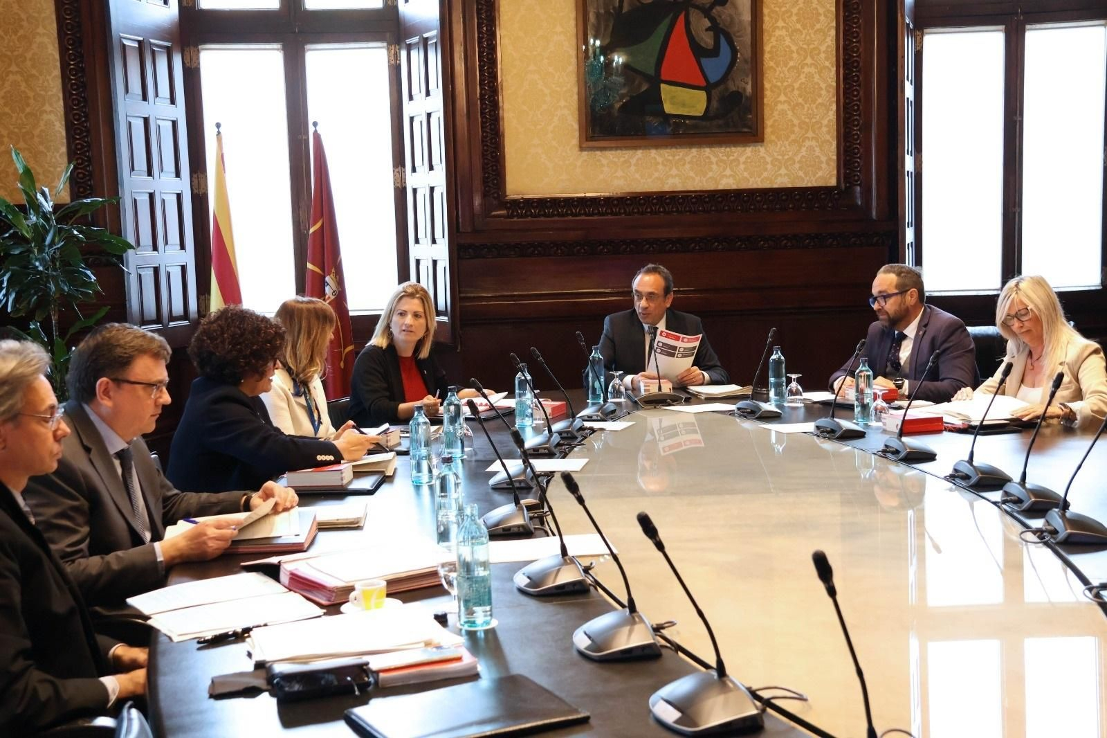 Reunió de la Mesa del Parlament