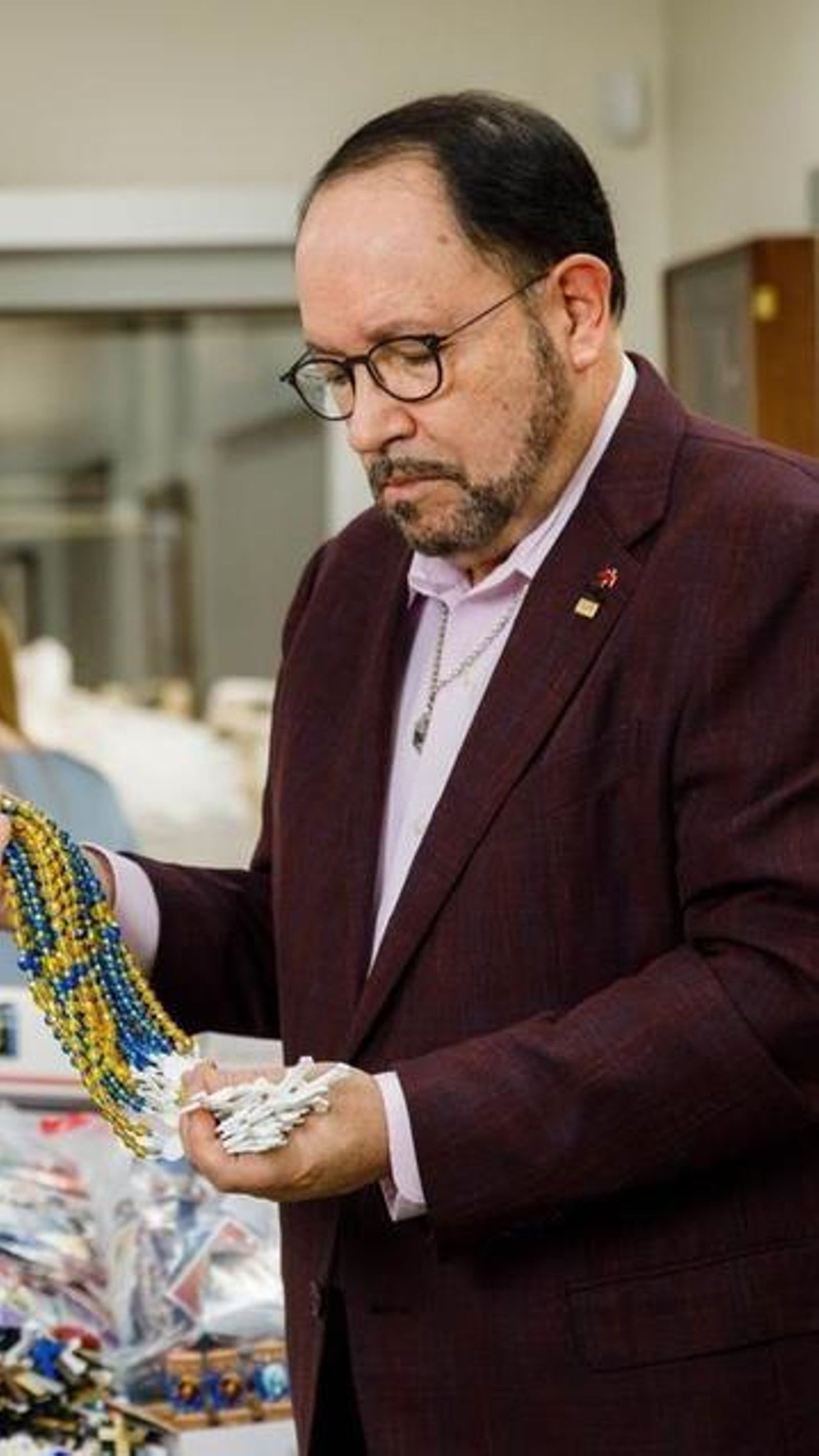 “Darkness Is The Absence Of Light And Evil Is The Absence Of God. With The Miraculous Gift Of These Rosaries From These Beacons Of Light With Prayer, Love, And Hope, We Will Pierce The Darkness And Inspire The Leaders Of Our World To Reject Evil And Move