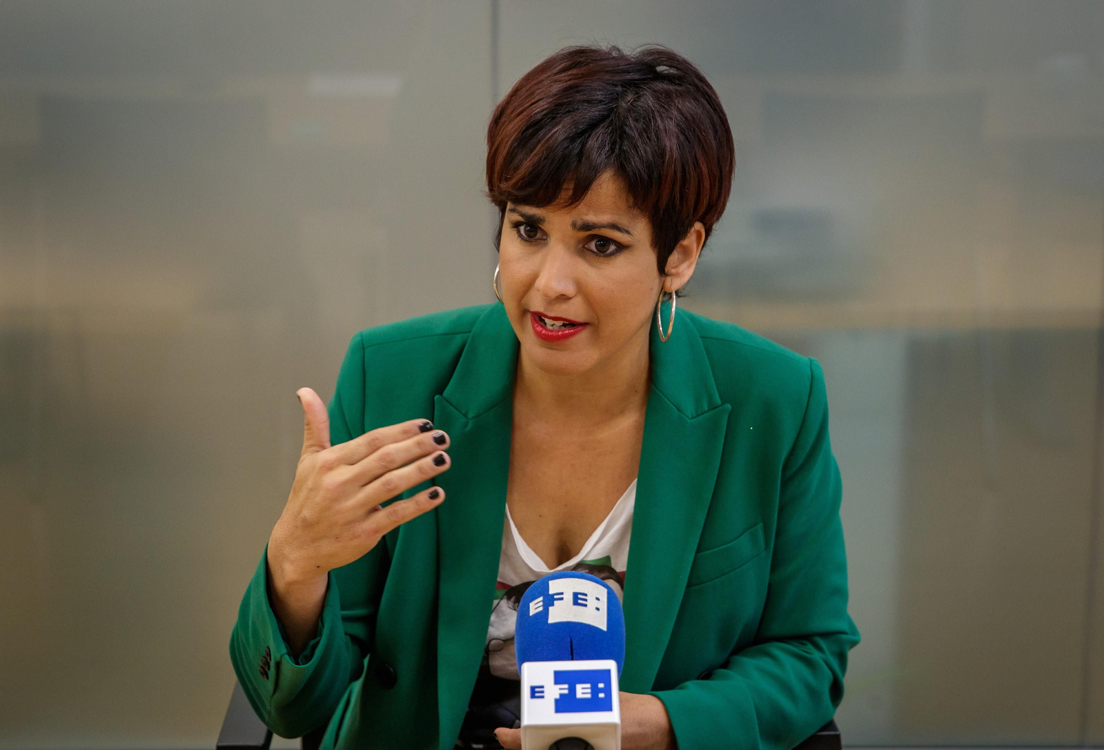 Teresa Rodríguez asegura que no dejará que gobierne la derecha en Andalucía