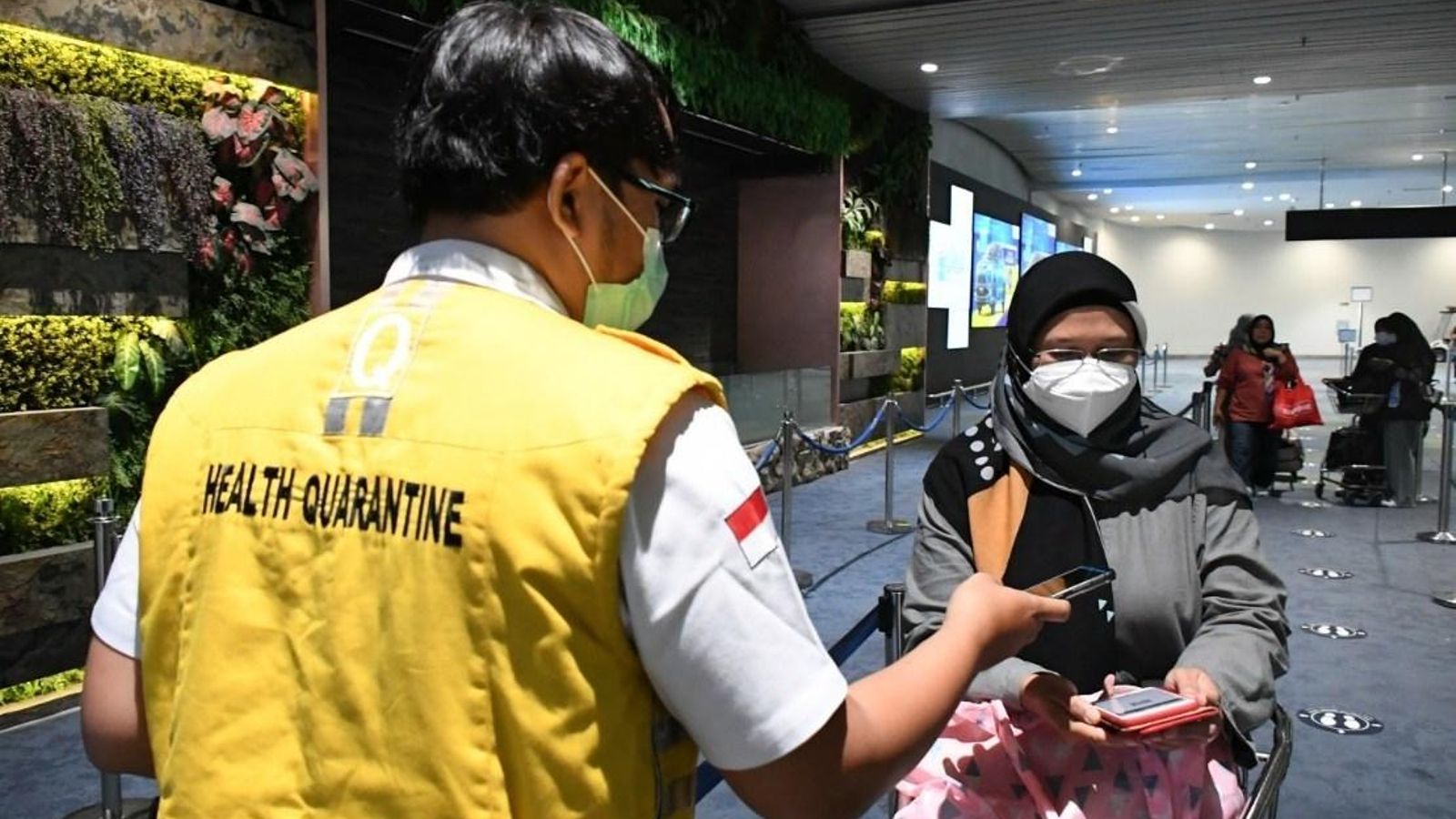 Indonesian officials ensure strict screening upon arrival