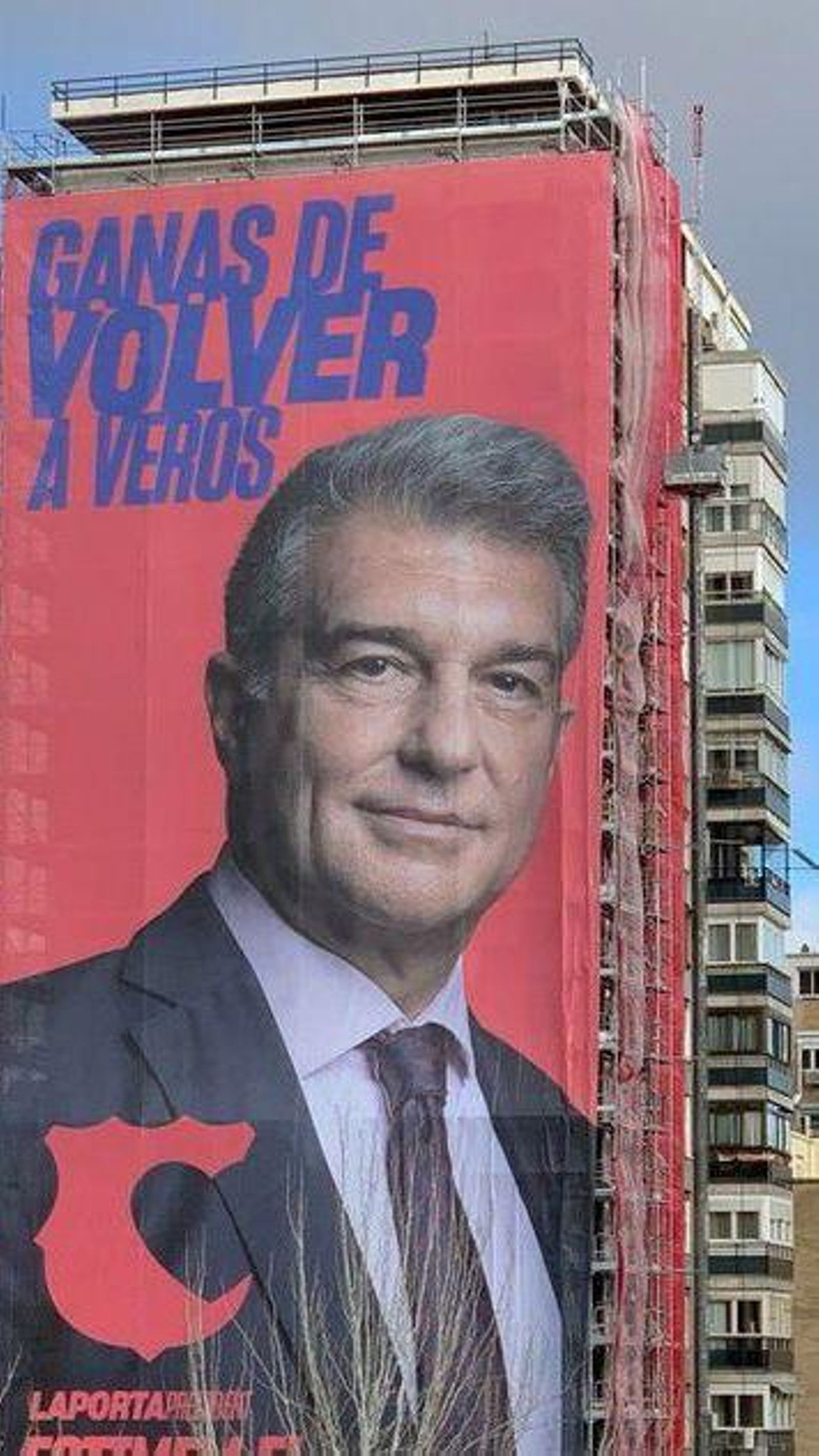 joan laporta cartel