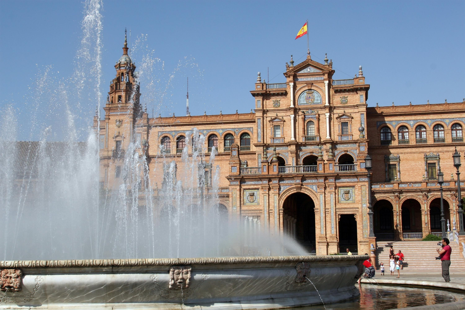 Archivo - Plaza de España de Sevilla