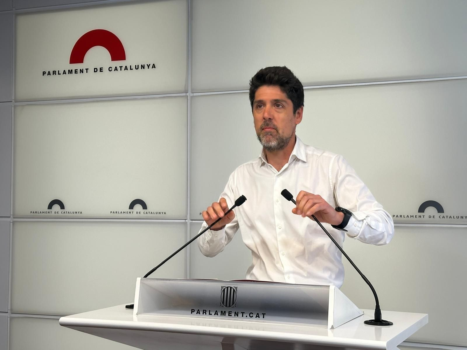 El portavoz de los Comuns en el Parlament, David Cid